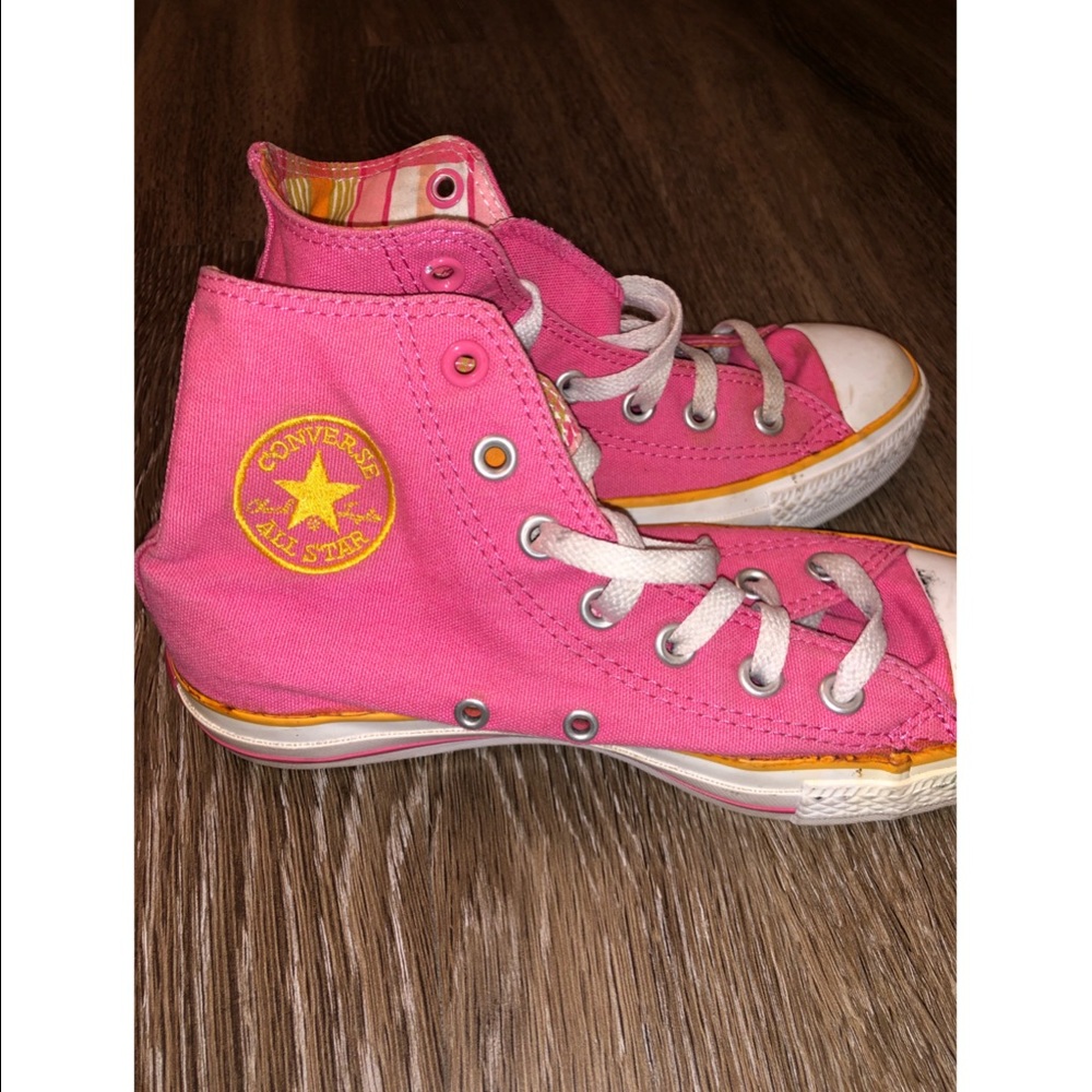 Vintage Pink Chuck Taylor Converse All Star High Tops